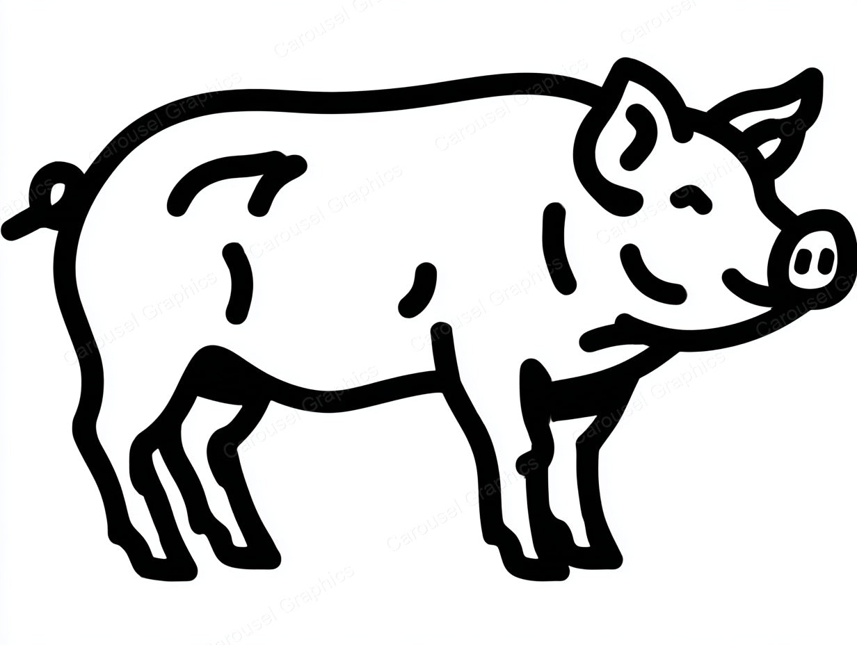 Pig Vector Graphic preview