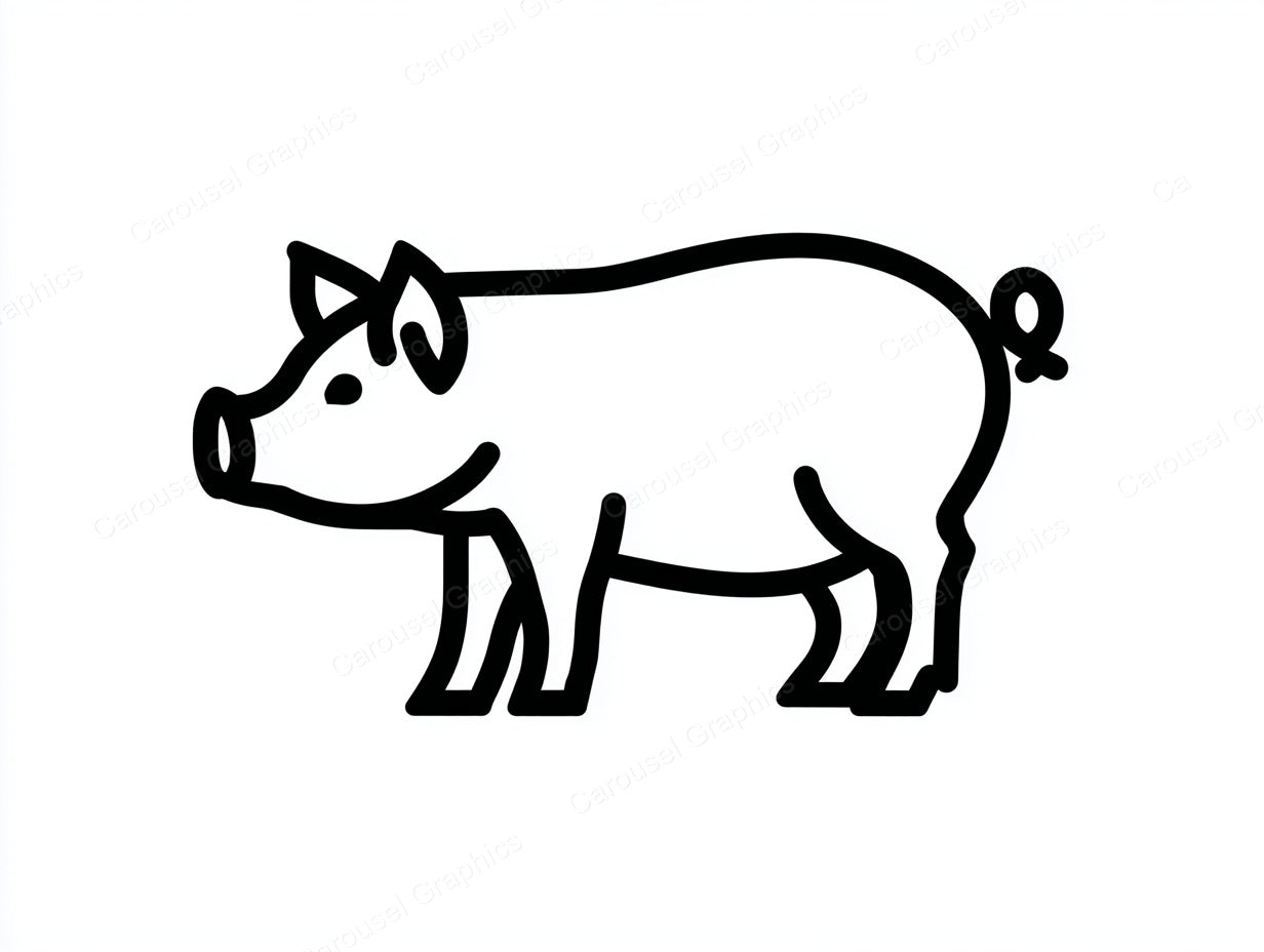 Pig Vector Graphic preview