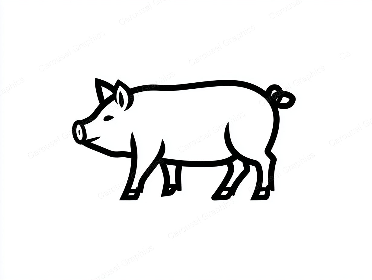 Pig Vector Graphic preview