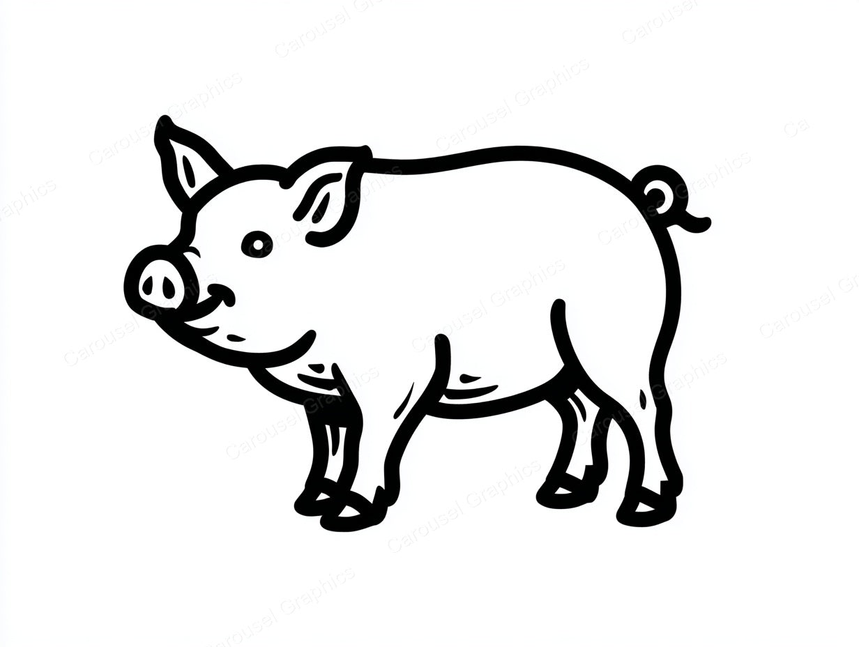 Pig Vector Graphic preview