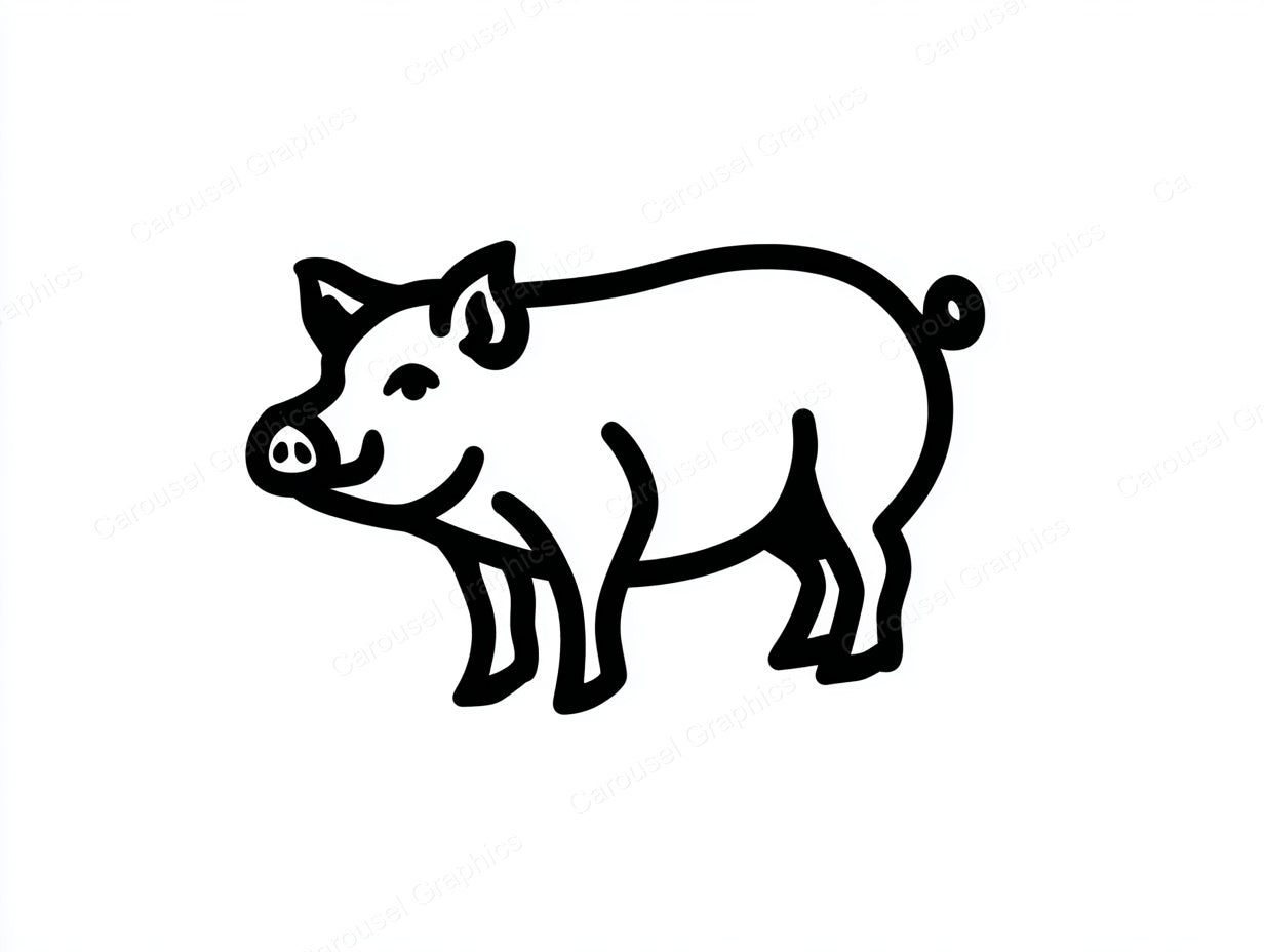 Pig Vector Graphic preview