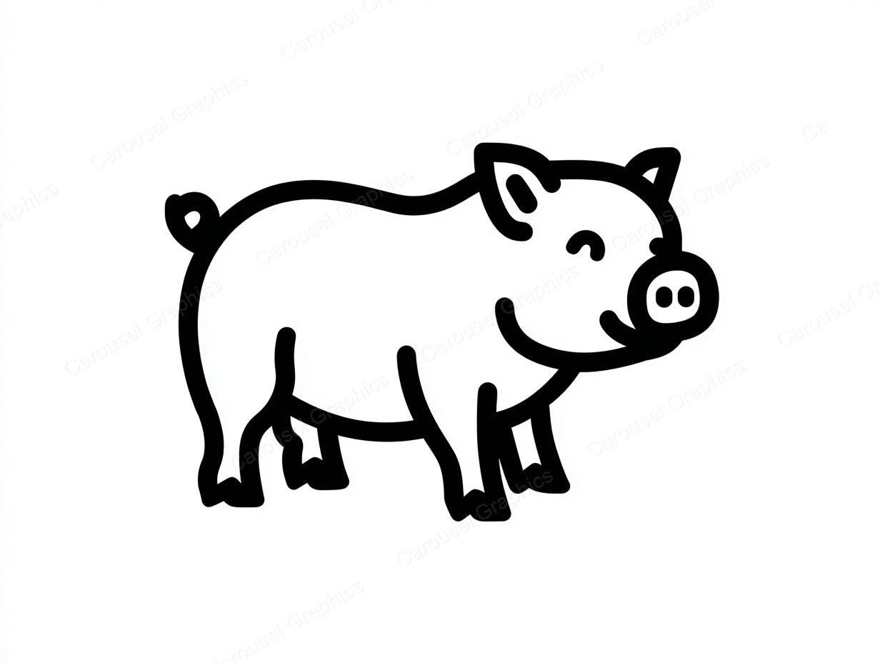 Pig Vector Graphic preview