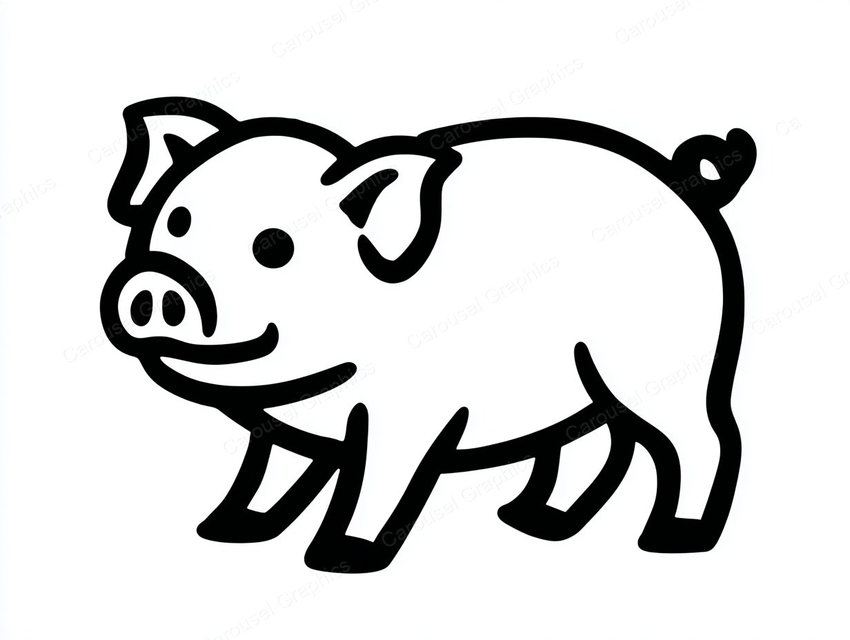 Pig Vector Graphic preview