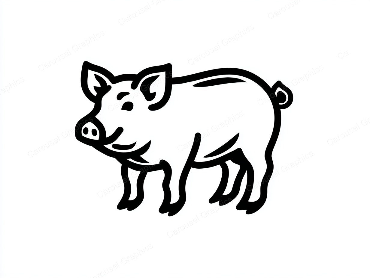 Pig Vector Graphic preview
