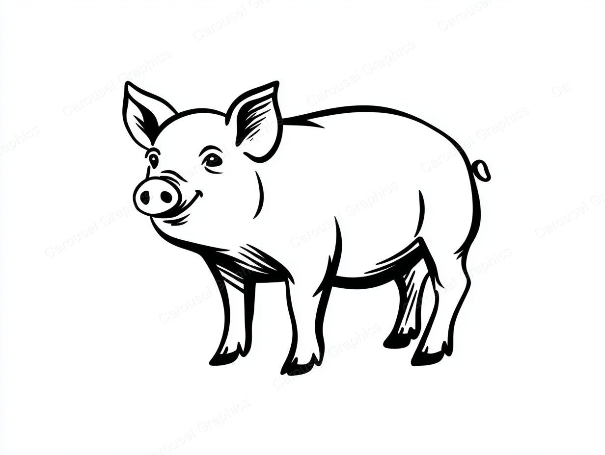 Pig Vector Graphic preview