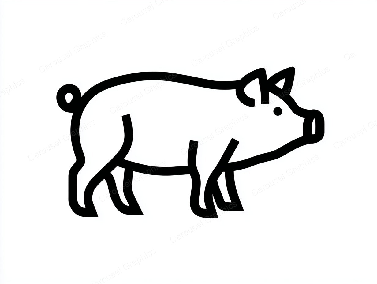 Pig Vector Graphic preview