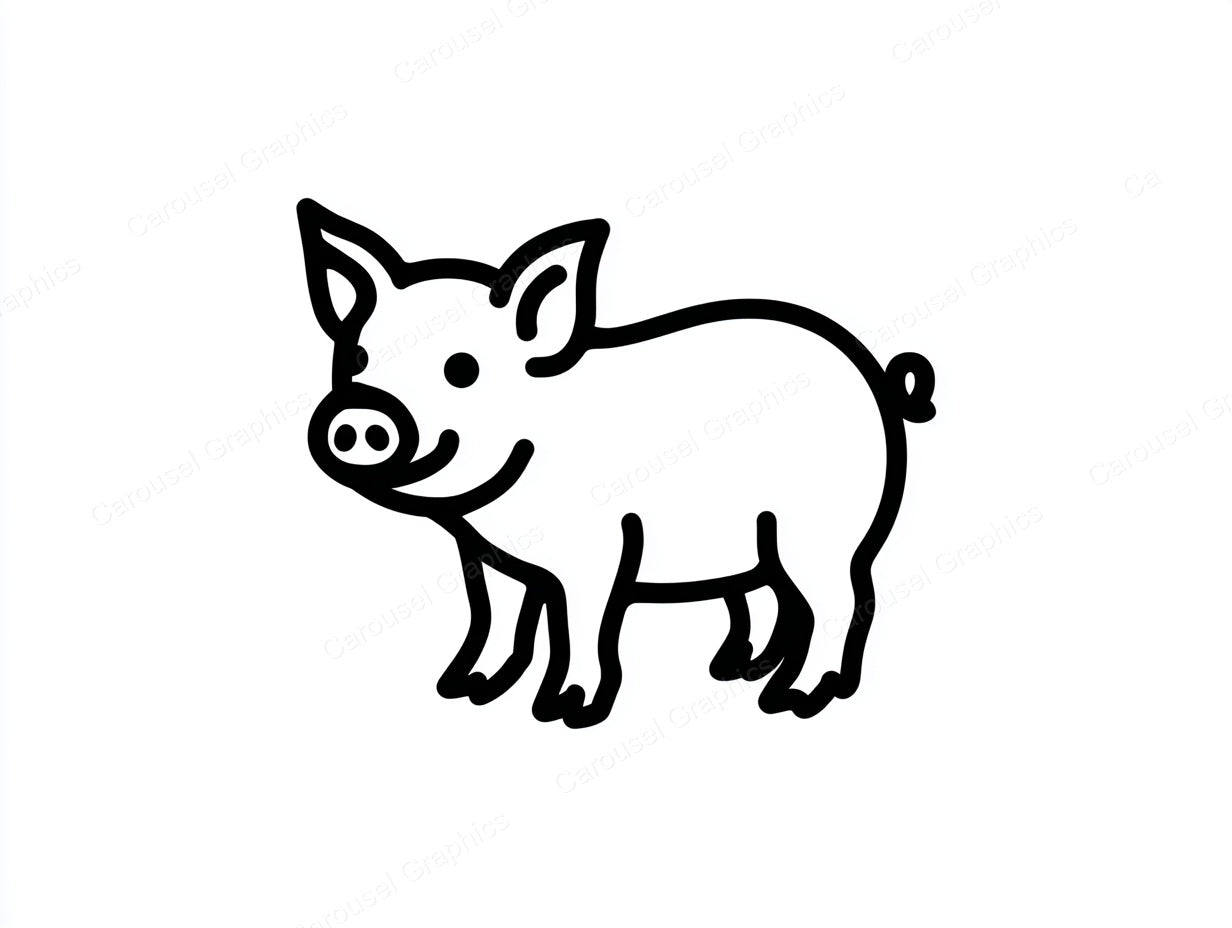 Pig Vector Graphic preview
