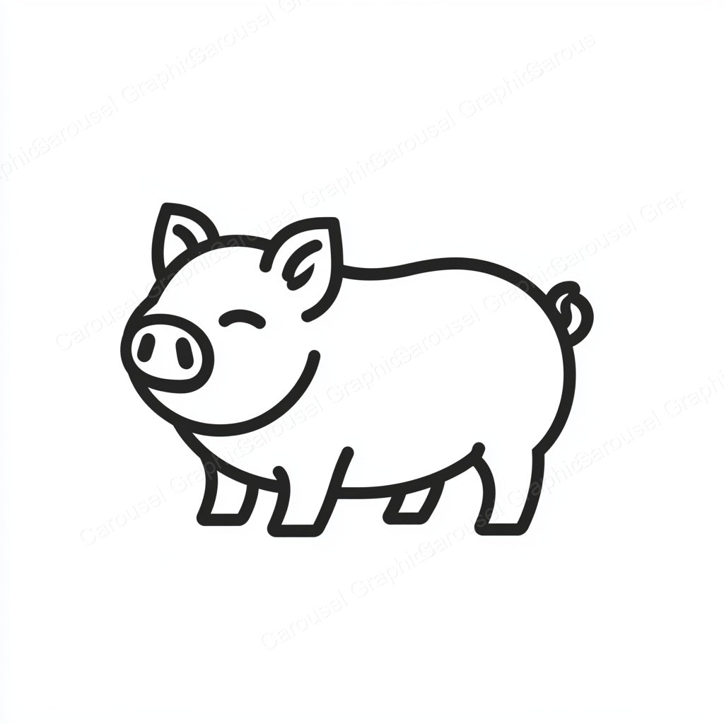 Pig Vector Graphic preview