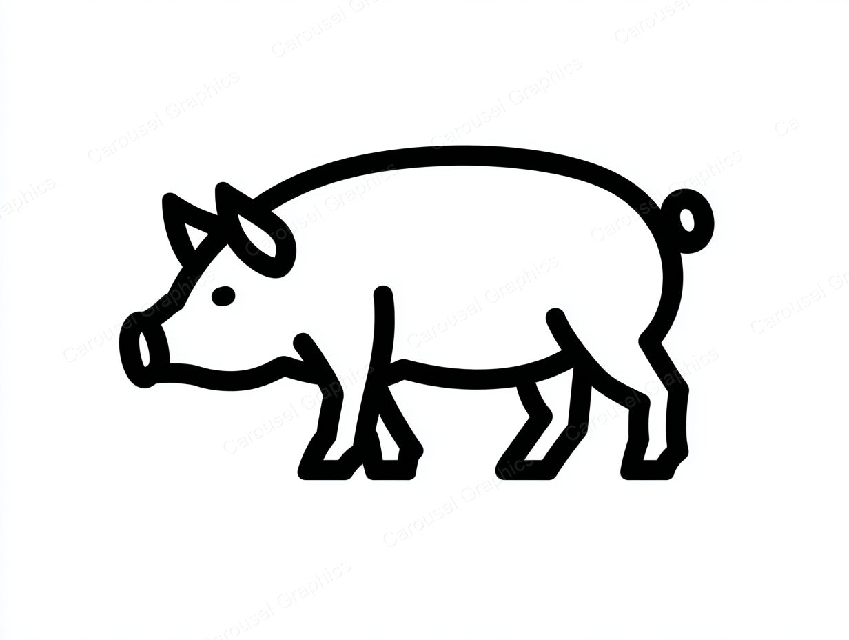 Pig Vector Graphic preview