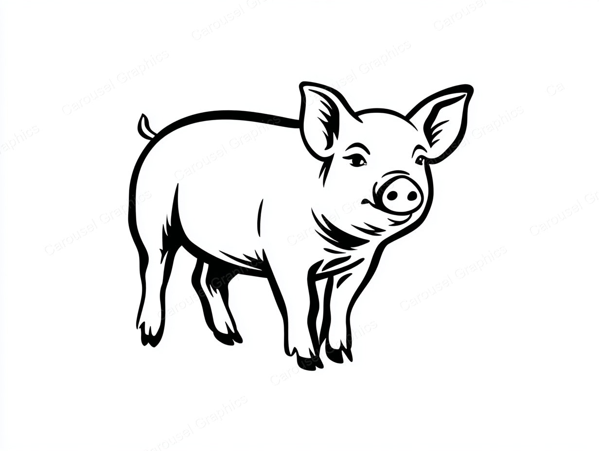 Pig Vector Graphic preview