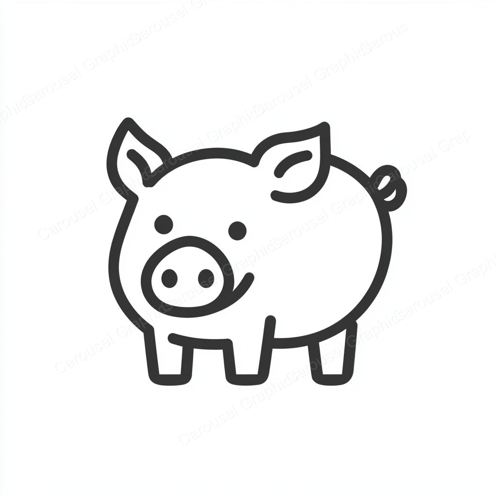 Pig Vector Graphic preview
