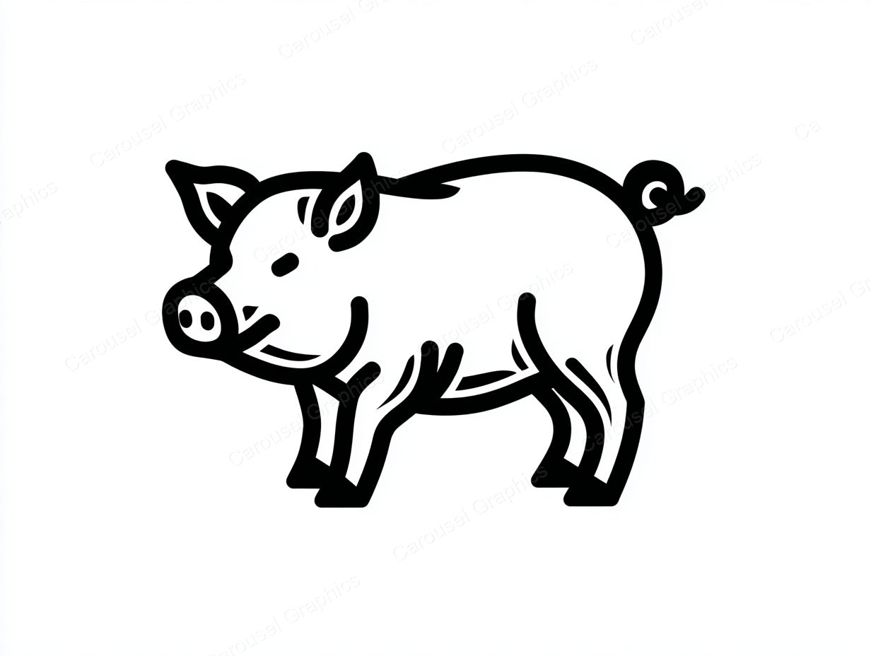 Pig Vector Graphic preview