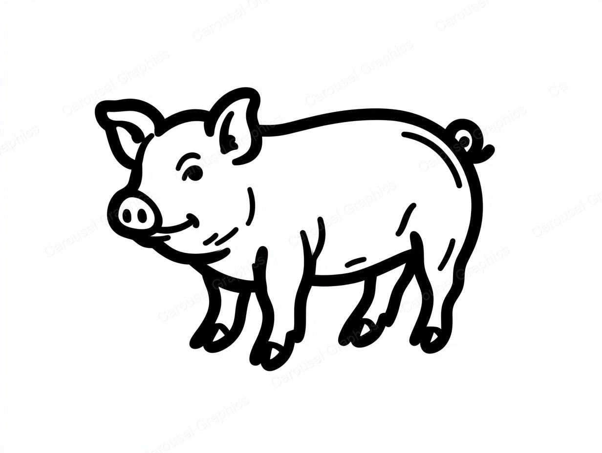 Pig Vector Graphic preview