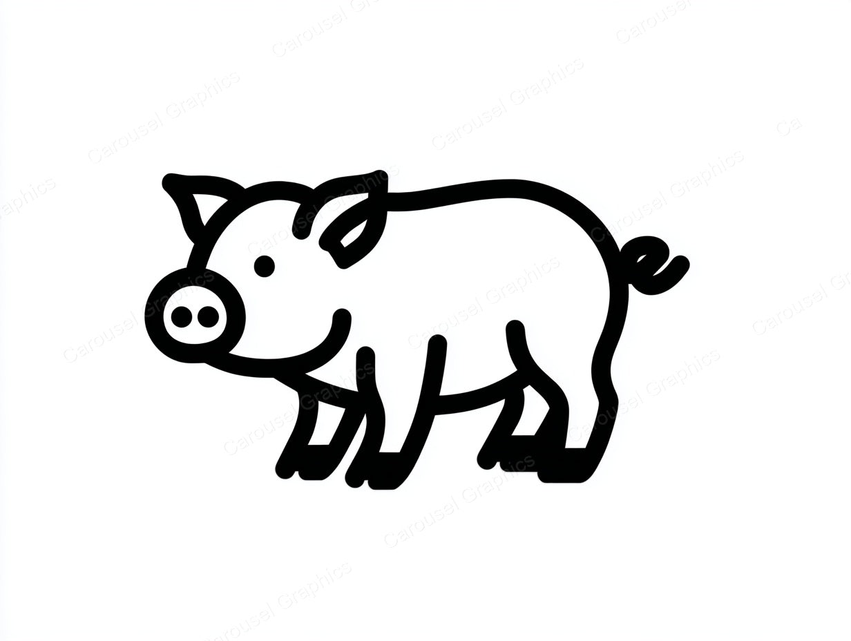 Pig Vector Graphic preview