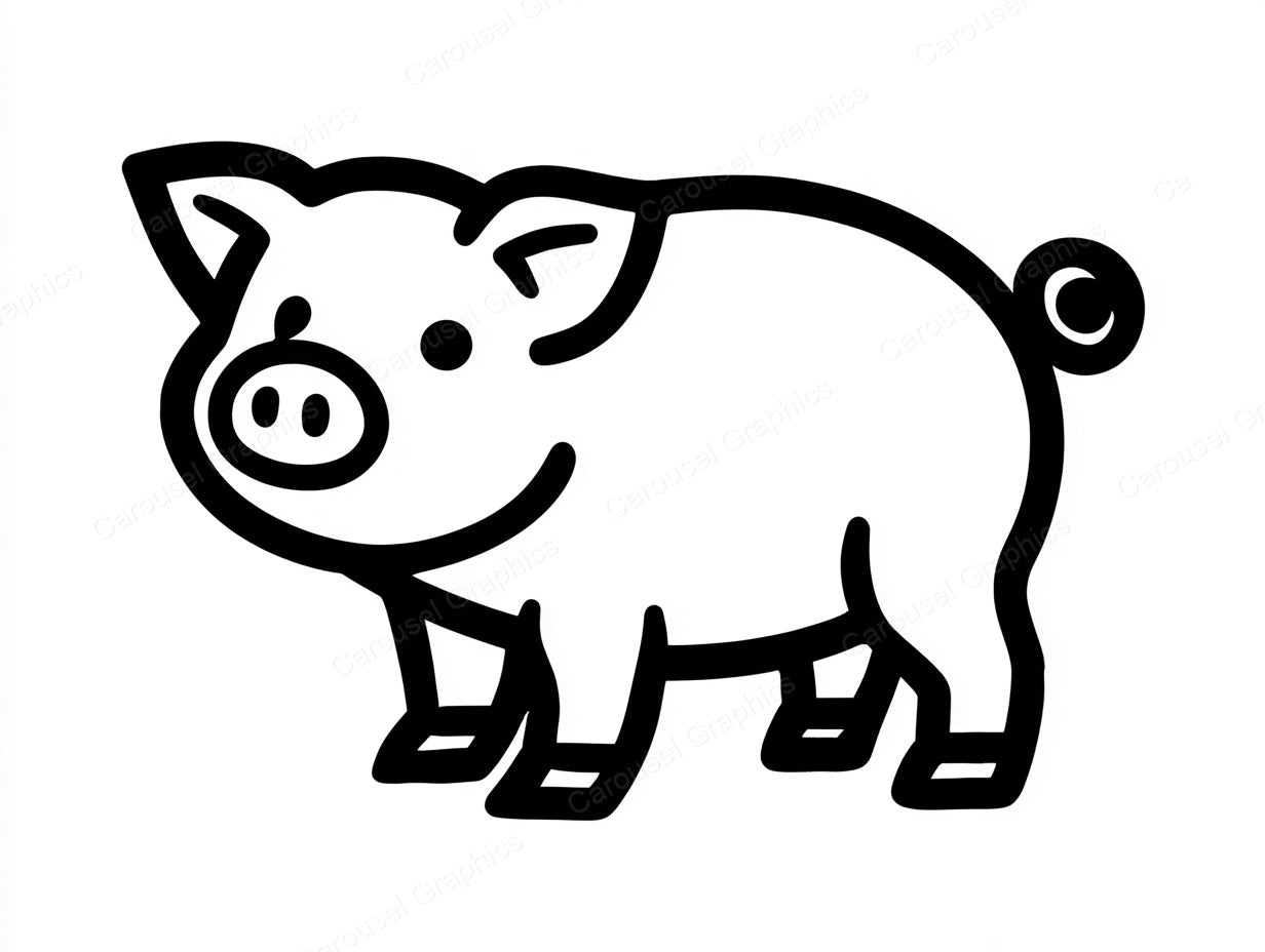 Pig Vector Graphic preview