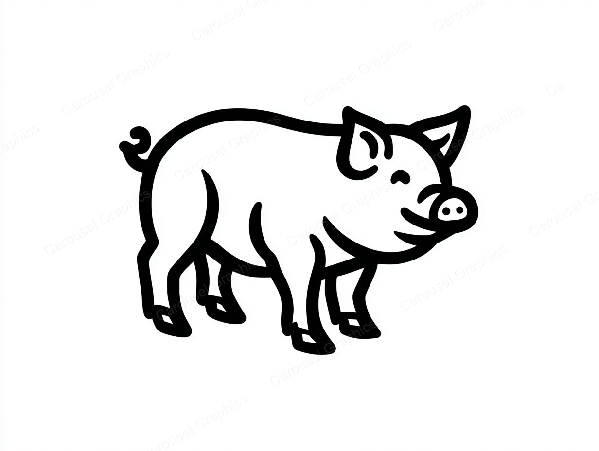 Pig Vector Graphic preview