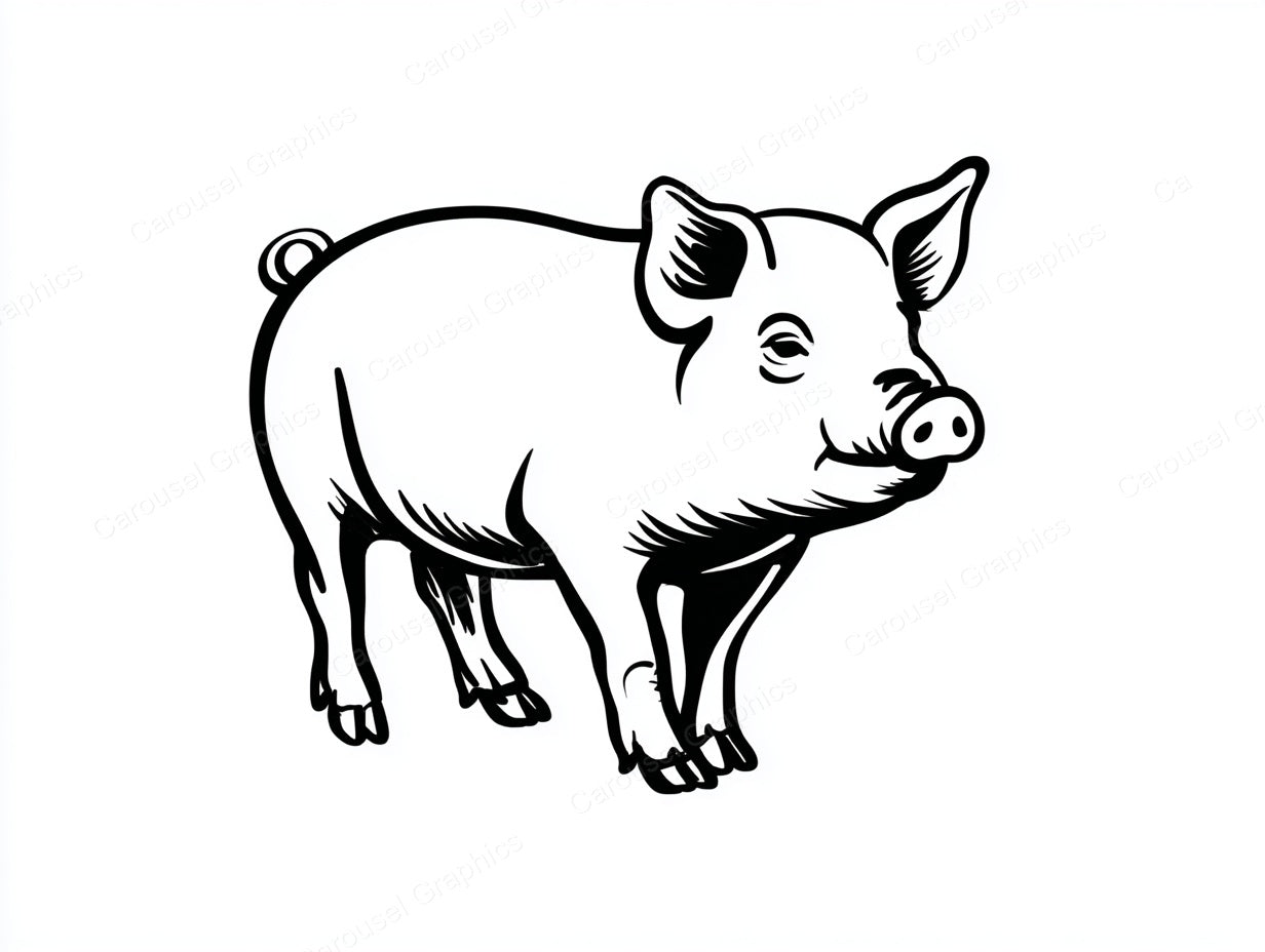 Pig Vector Graphic preview