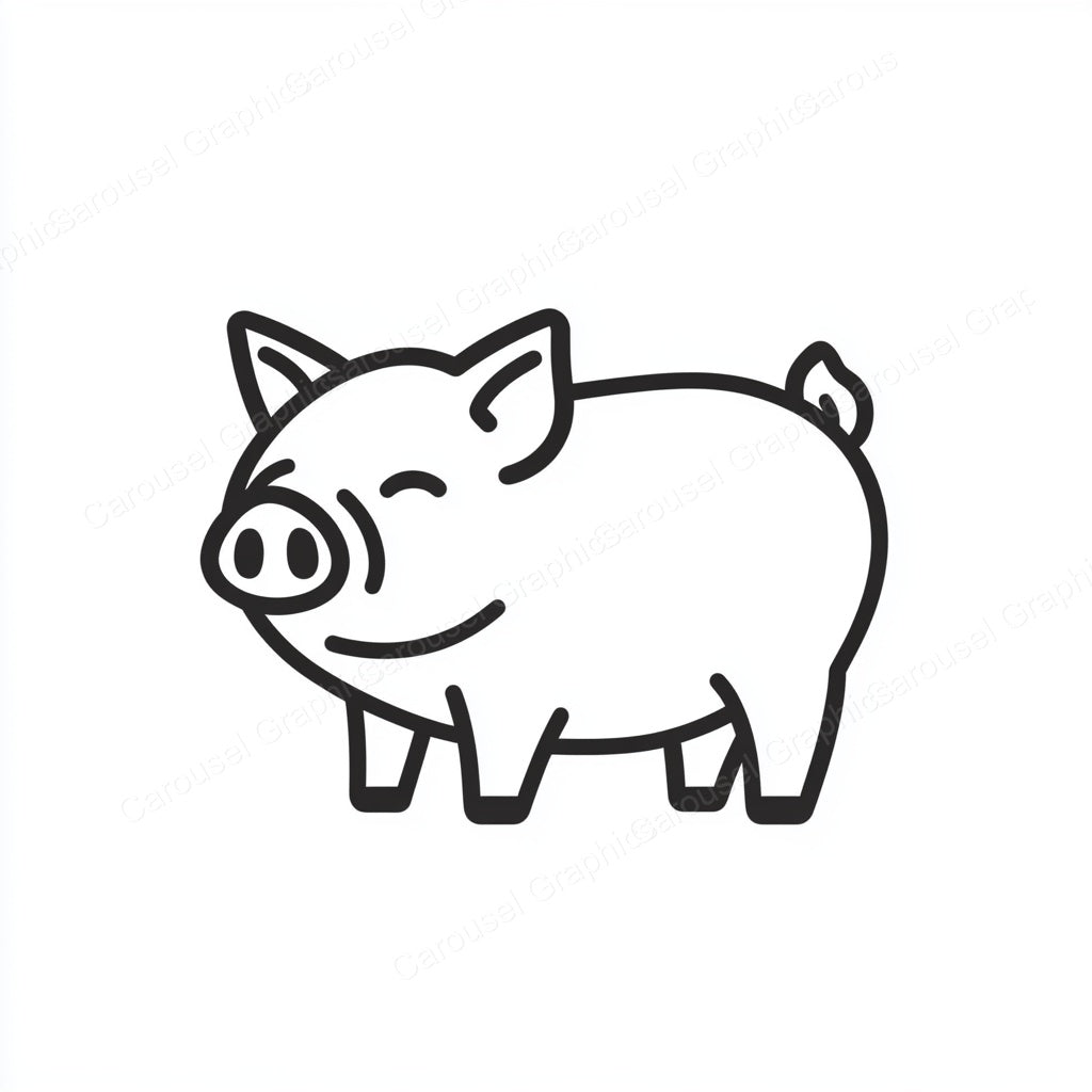 Pig Vector Graphic preview