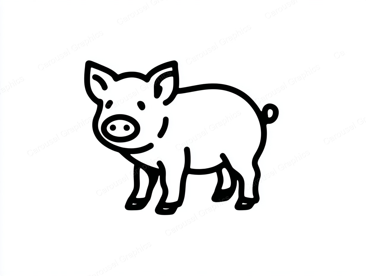 Pig Vector Graphic preview