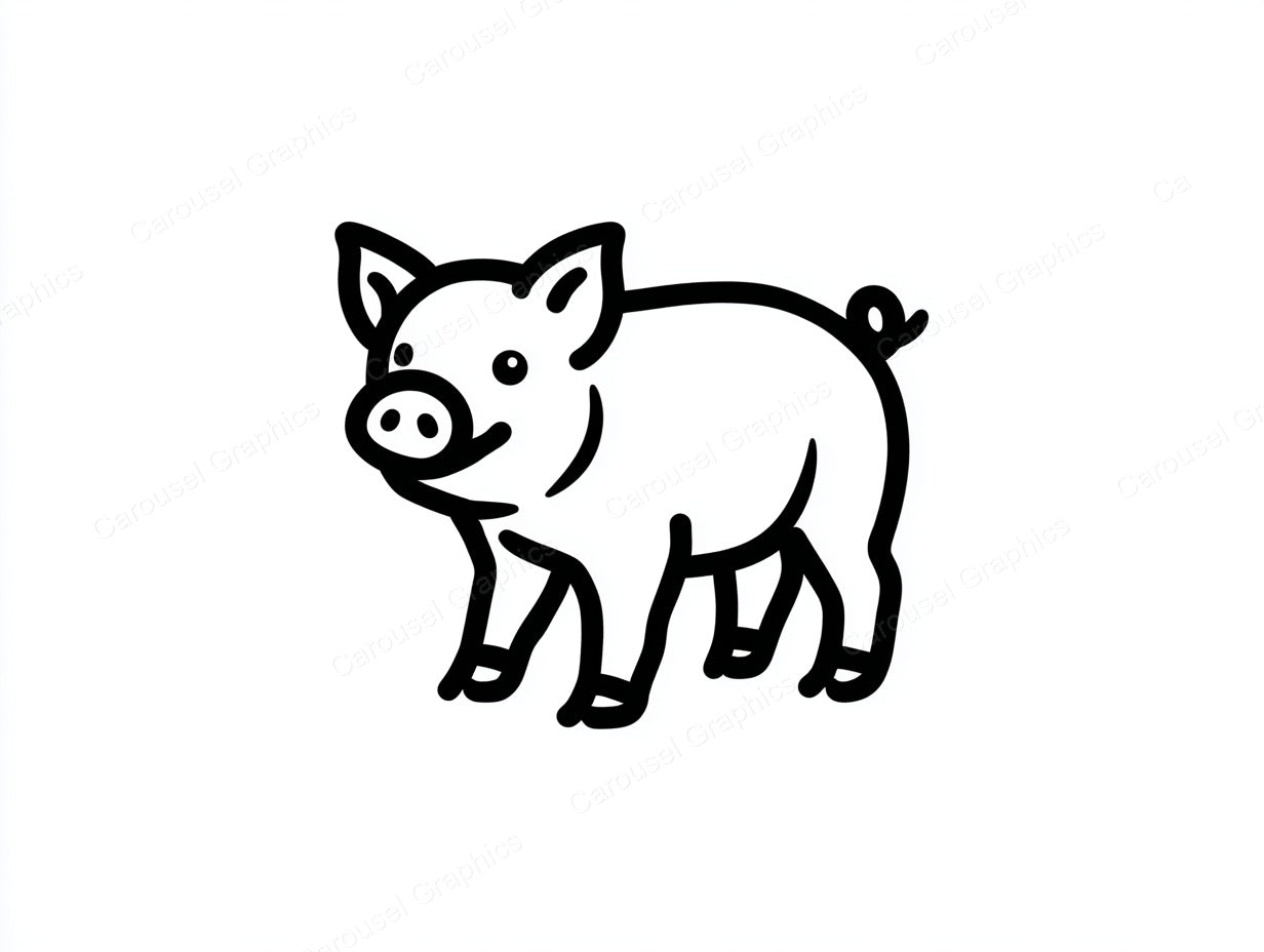 Pig Vector Graphic preview