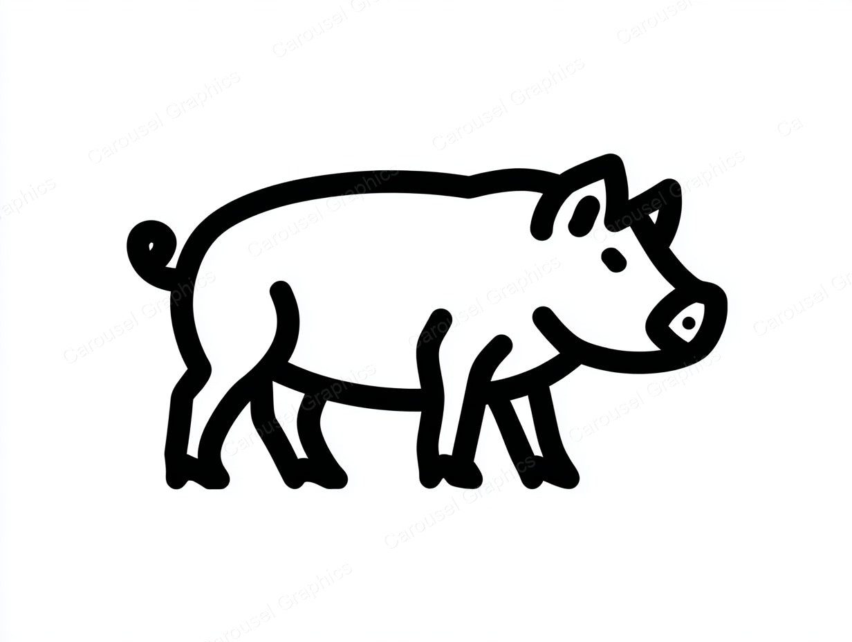 Pig Vector Graphic preview