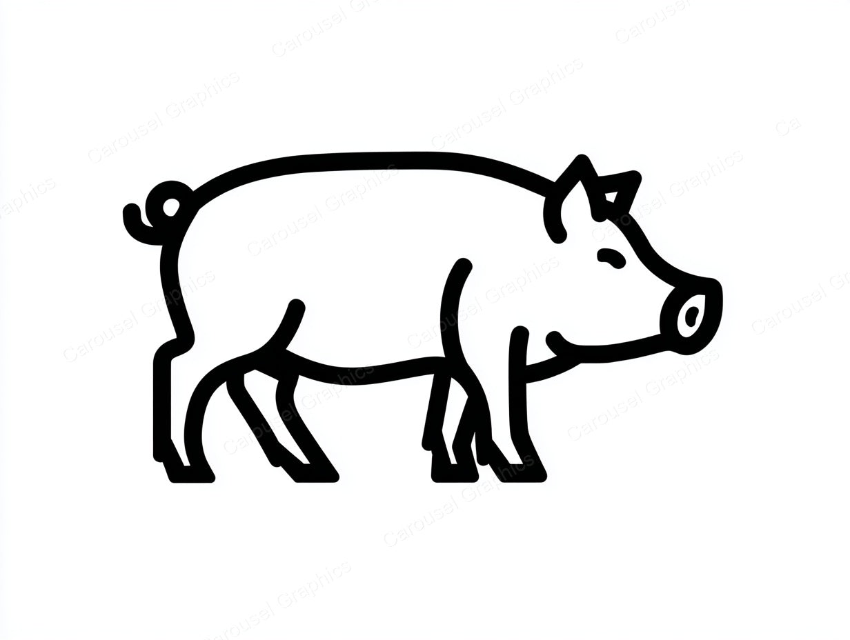 Pig Vector Graphic preview