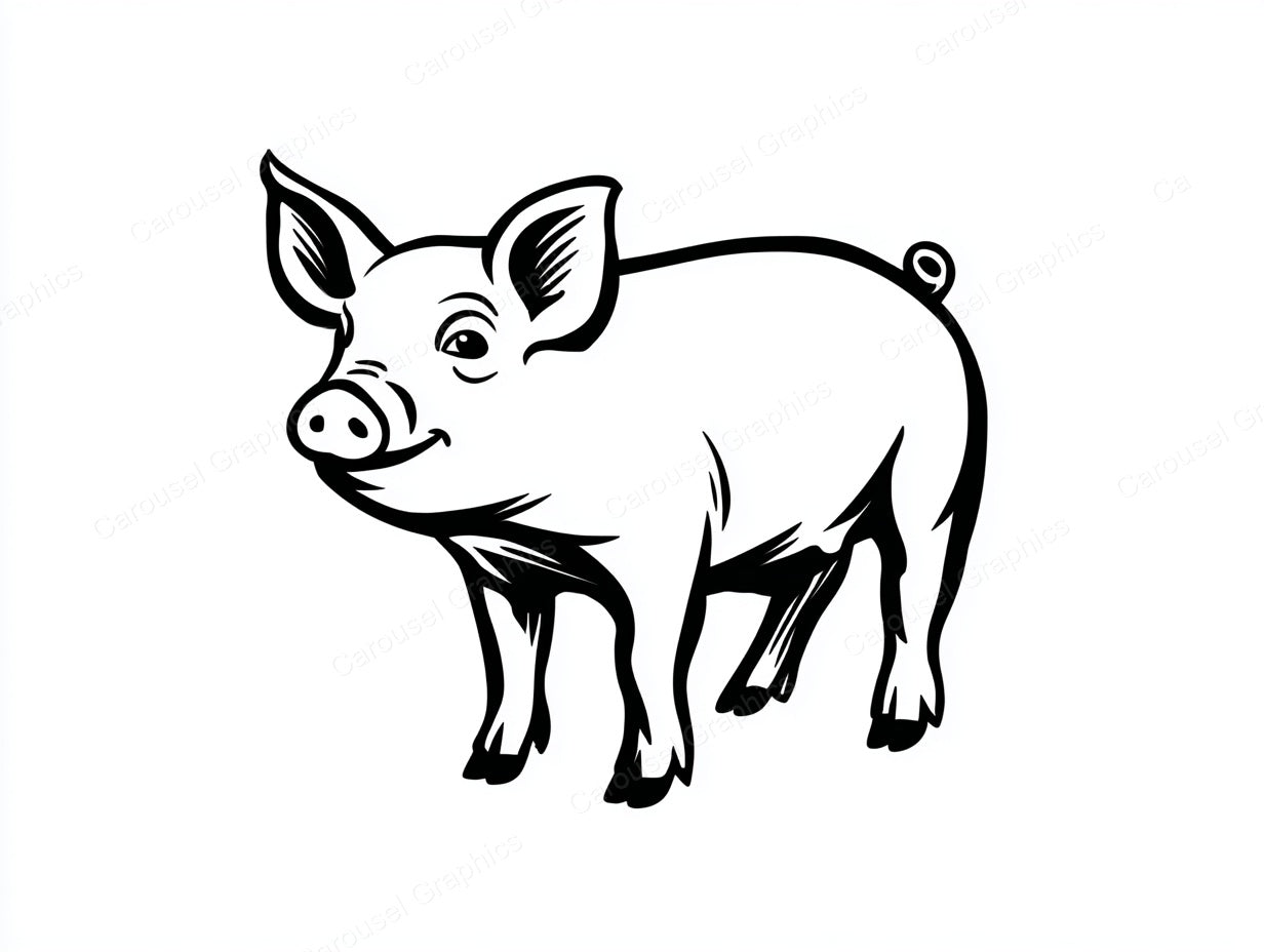 Pig Vector Graphic preview