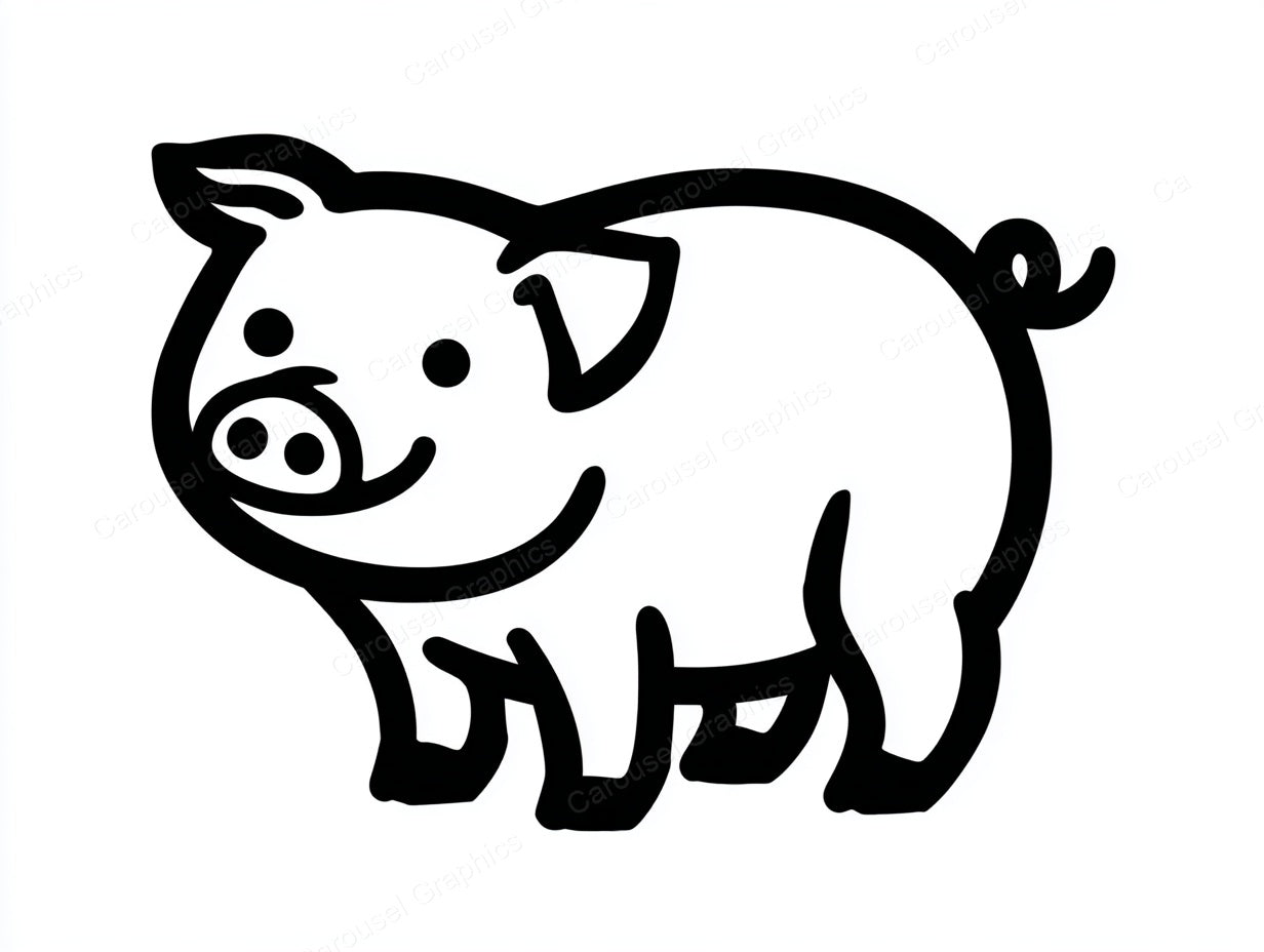 Pig Vector Graphic preview