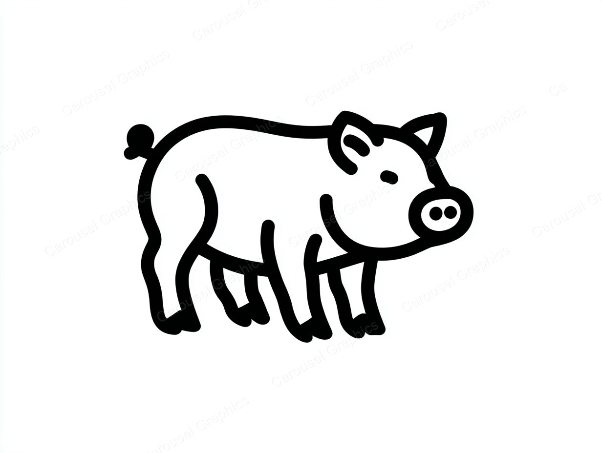 Pig Vector Graphic preview