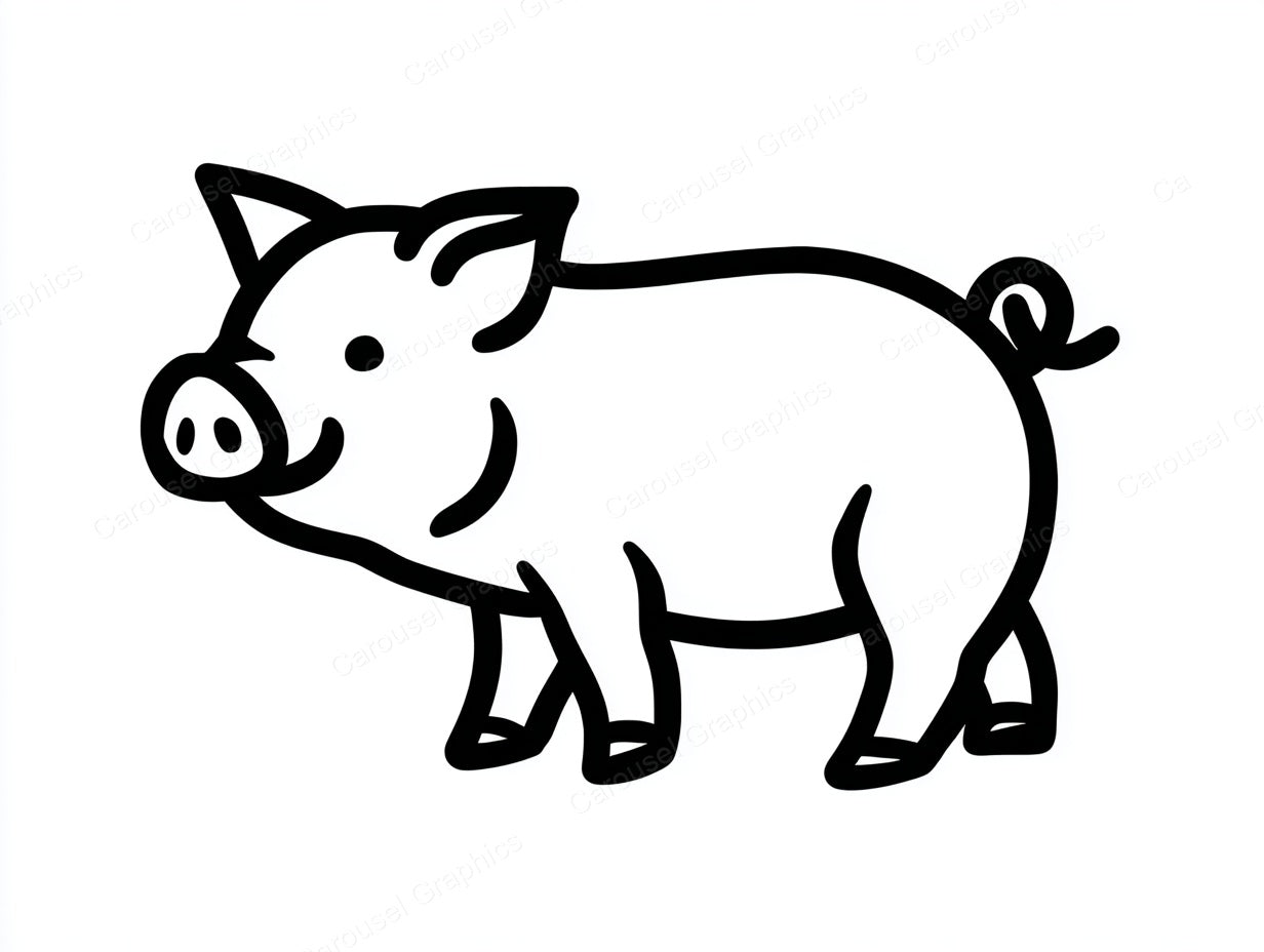 Pig Vector Graphic preview