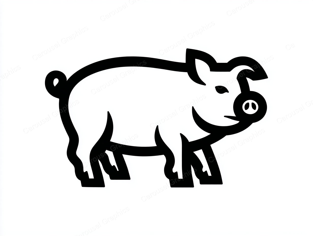 Pig Vector Graphic preview