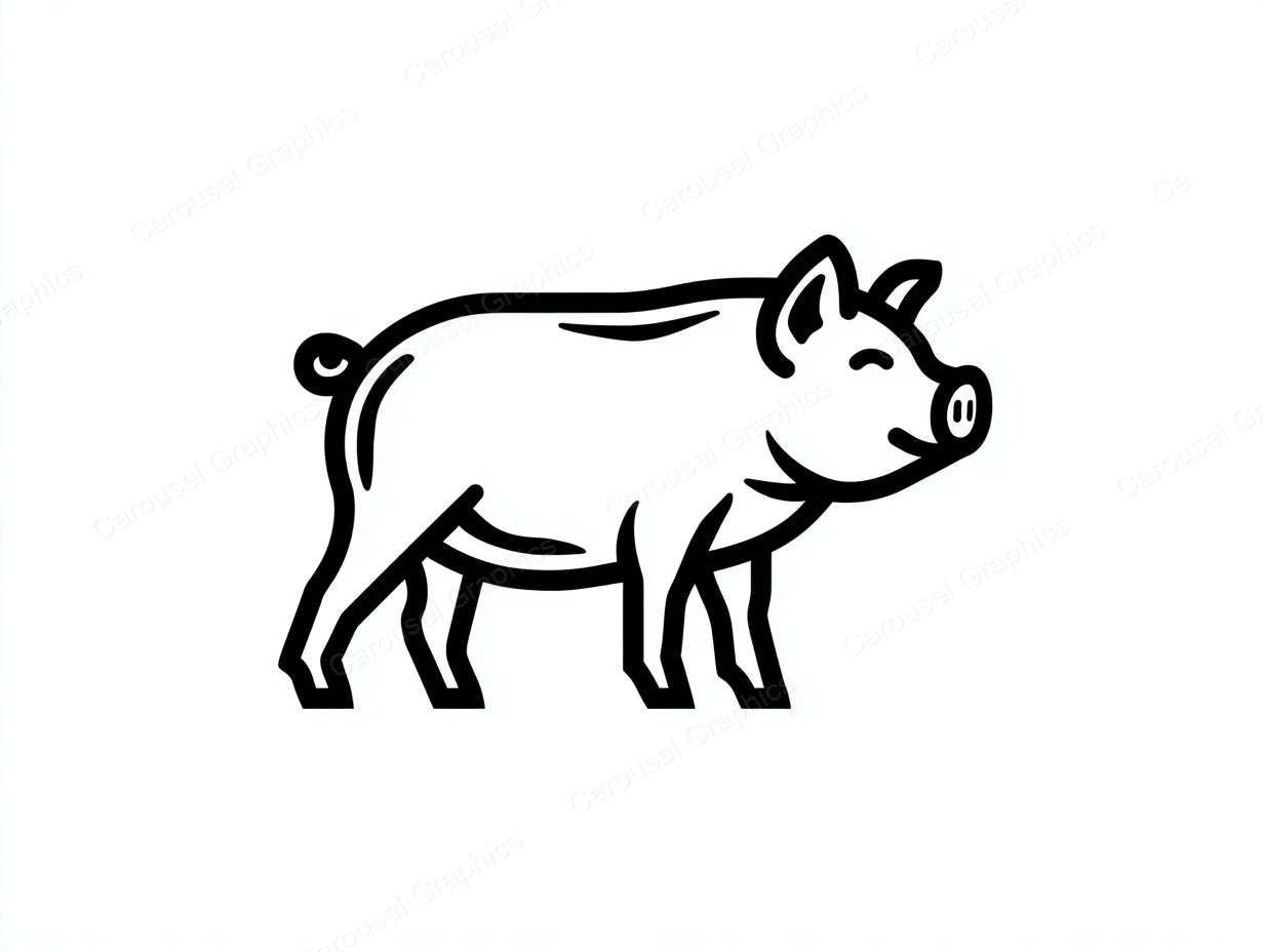 Pig Vector Graphic preview