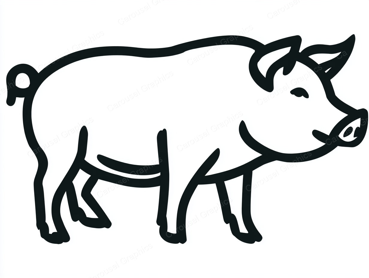 Pig Vector Graphic preview