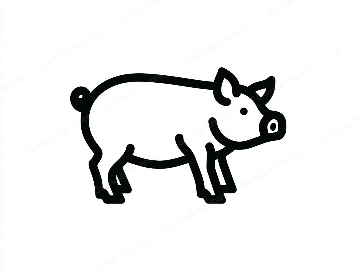 Pig Vector Graphic preview