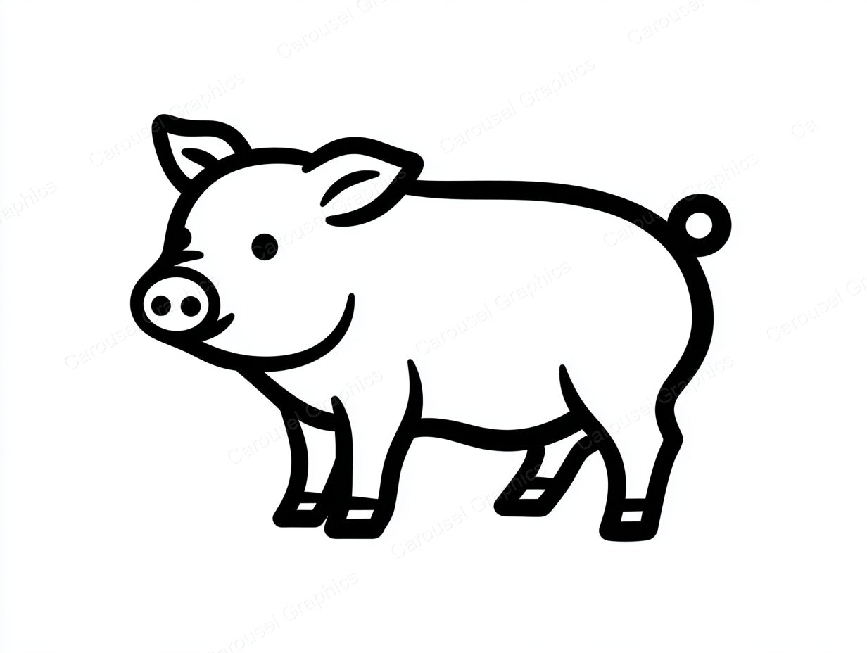 Pig Vector Graphic preview