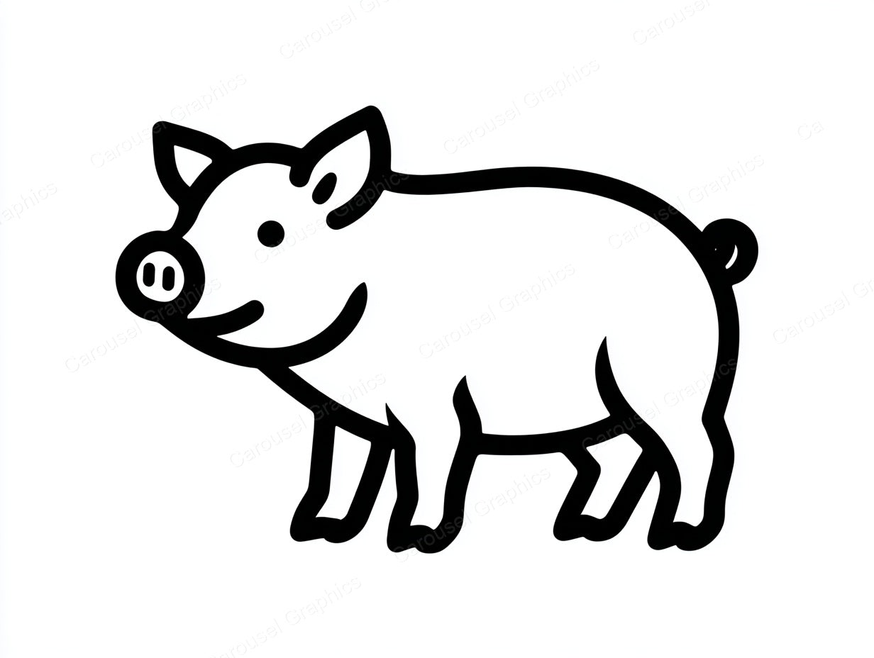 Pig Vector Graphic preview