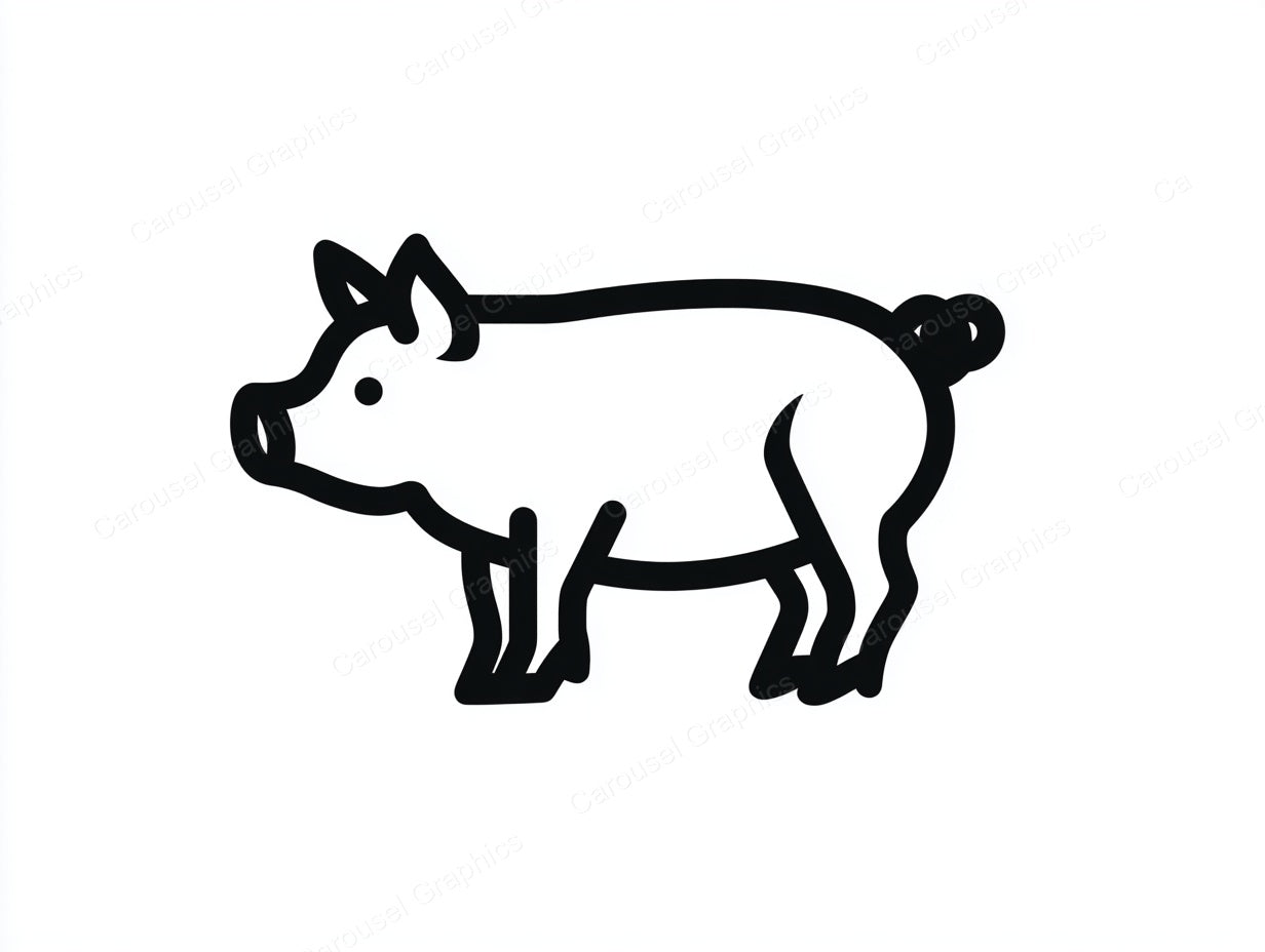 Pig Vector Graphic preview