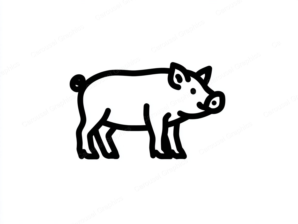 Pig Vector Graphic preview