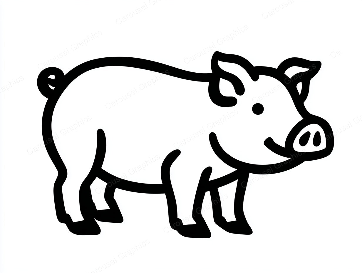 Pig Vector Graphic preview