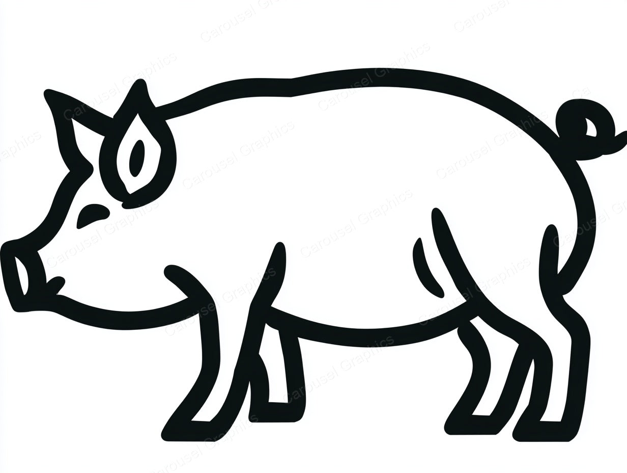 Pig Vector Graphic preview
