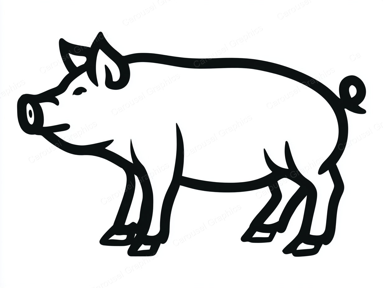 Pig Vector Graphic preview