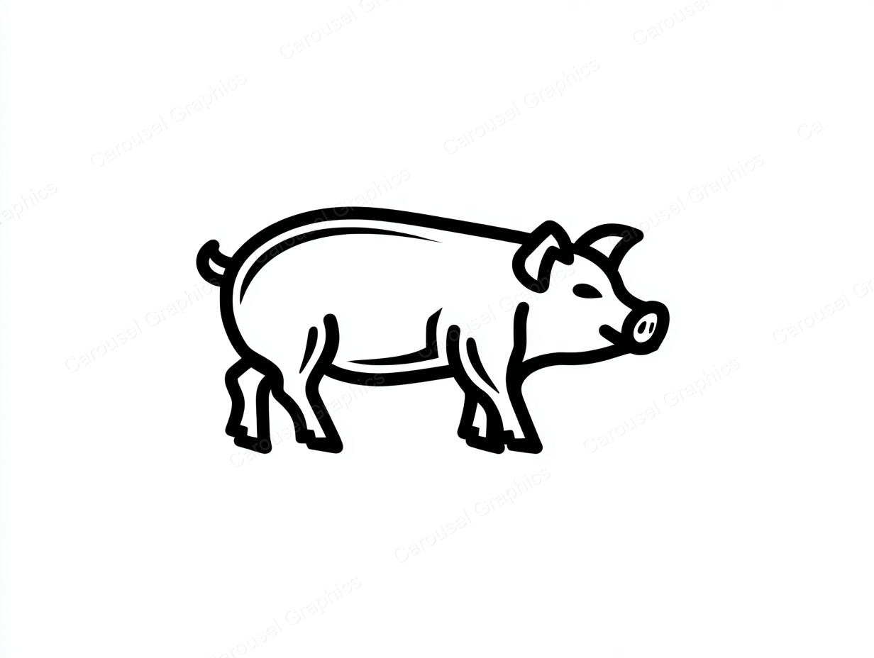Pig Vector Graphic preview