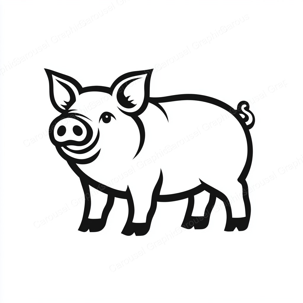 Pig Vector Graphic preview