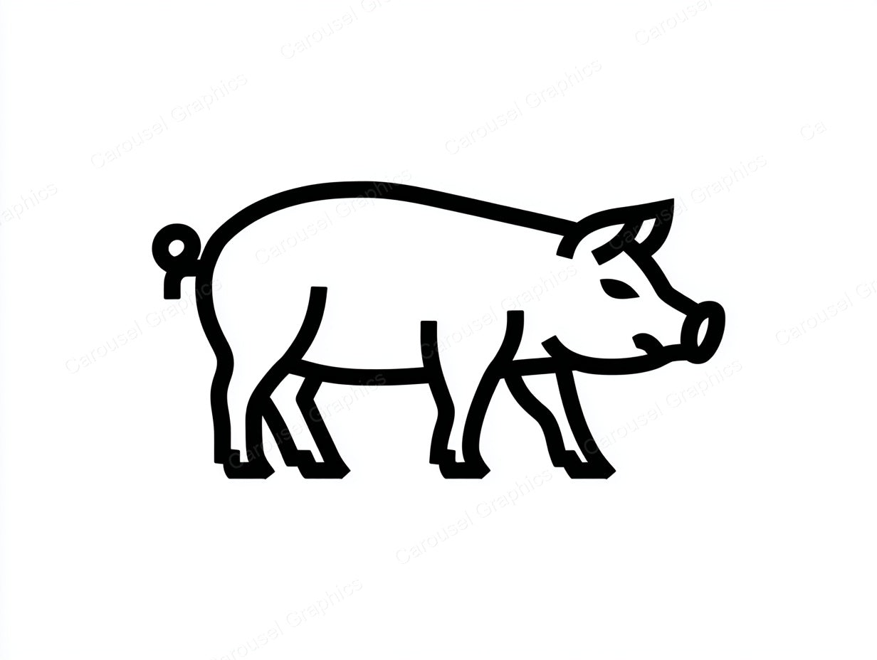 Pig Vector Graphic preview