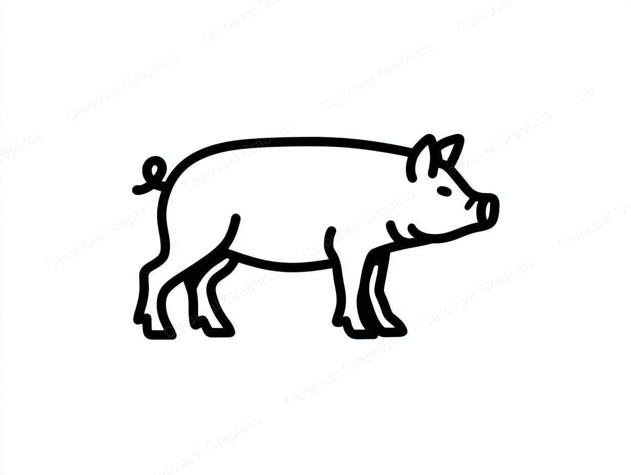 Pig Vector Graphic preview