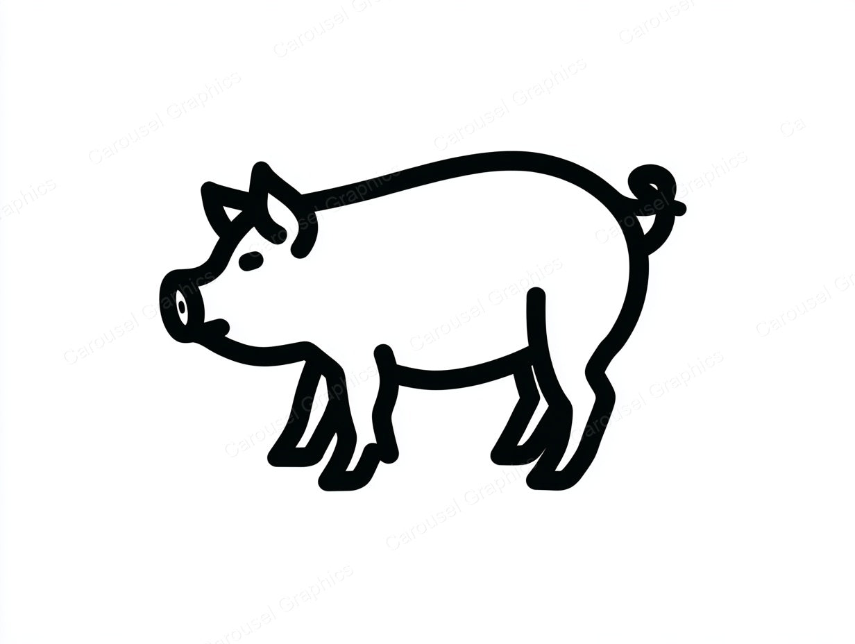 Pig Vector Graphic preview