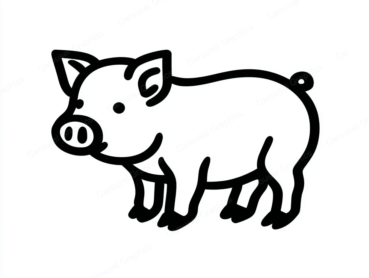 Pig Vector Graphic preview