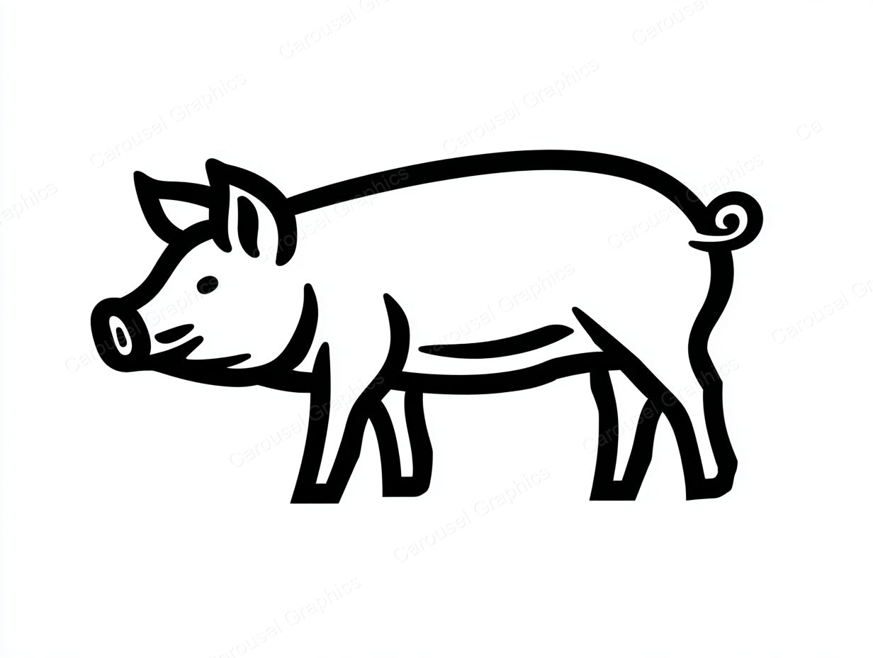 Pig Vector Graphic preview