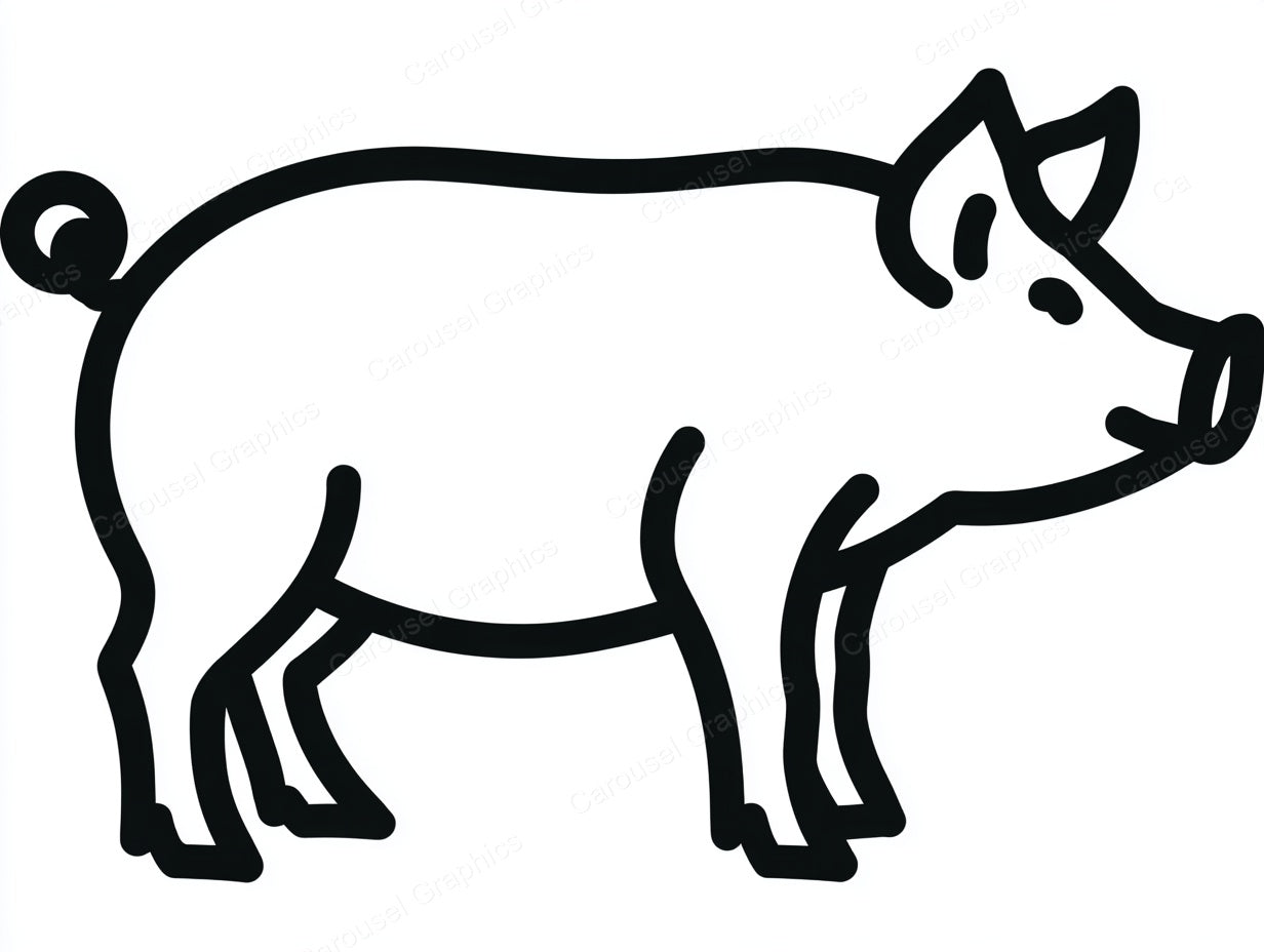 Pig Vector Graphic preview
