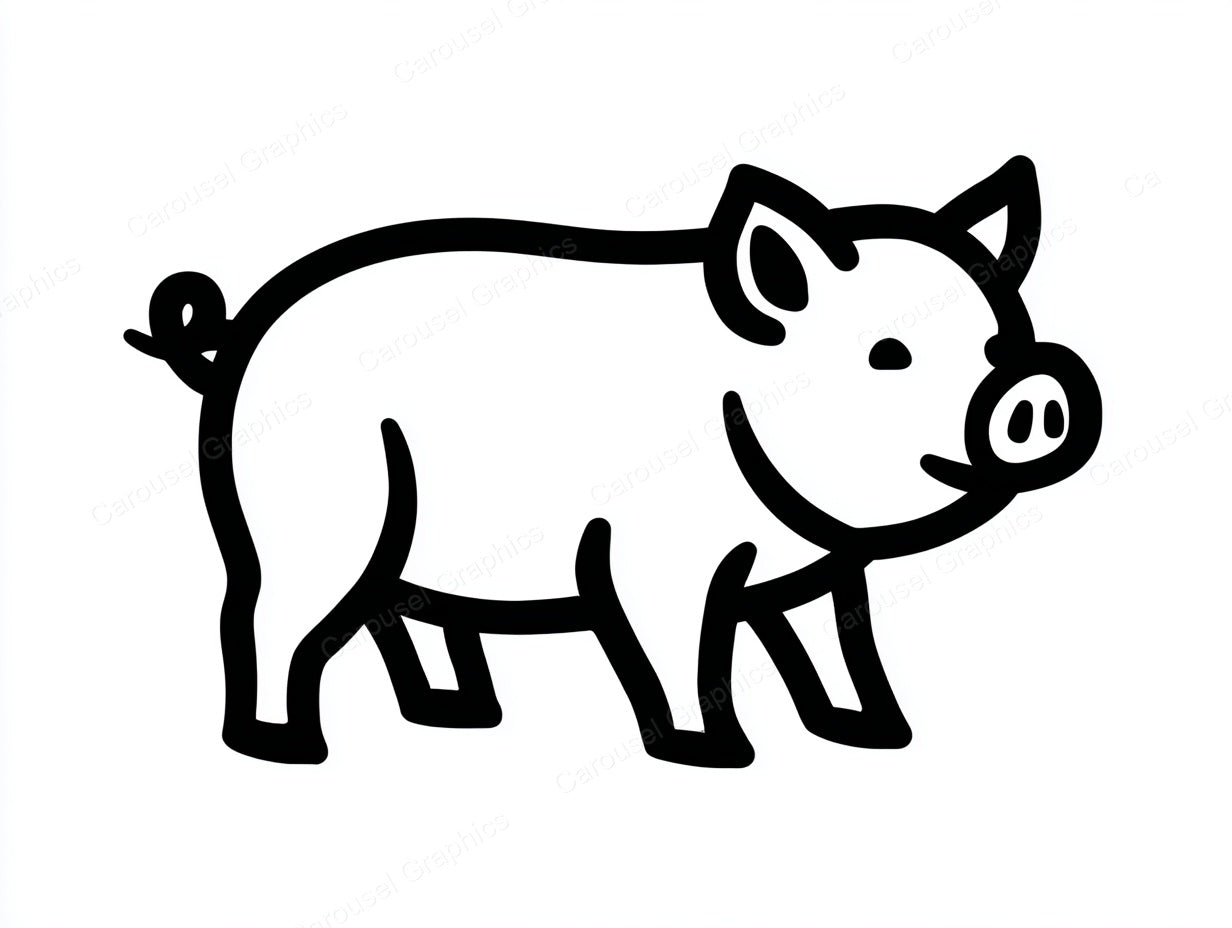 Pig Vector Graphic preview